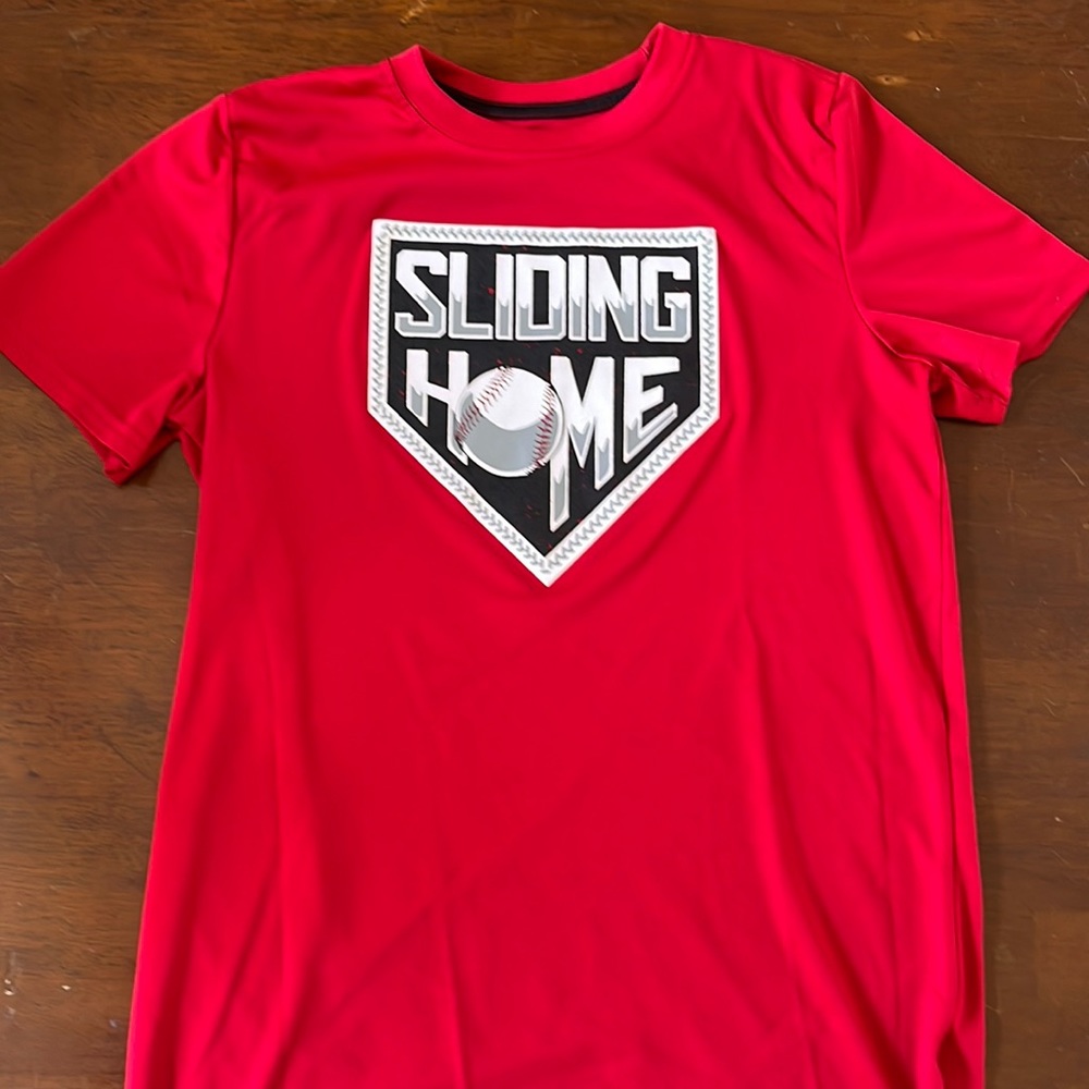 BCG drift red sliding home shirt